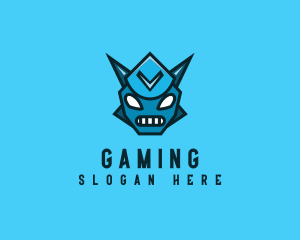 Gaming Robot Head Logo