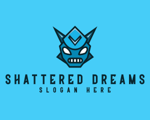 Character - Gaming Robot Head logo design