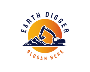 Digger - Digger Excavation Quarry logo design