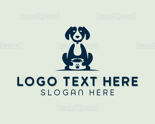 Pet Dog Food Logo