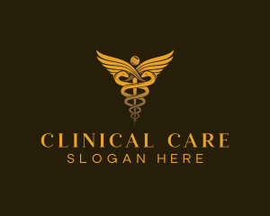 Clinical - Medicine Caduceus Pharmacist logo design