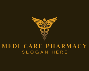 Pharmacist - Medicine Caduceus Pharmacist logo design