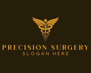 Surgery - Medicine Caduceus Pharmacist logo design