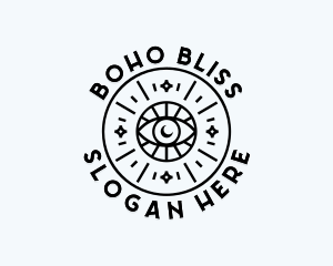 Eye Holistic Bohemian logo design