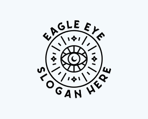 Eye Holistic Bohemian logo design