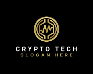 Crypto Insurance Graph logo design