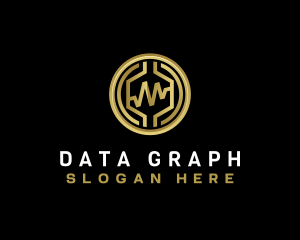 Crypto Insurance Graph logo design