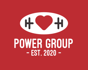 Heart - Fitness Gym Lover logo design