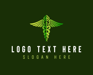 Clinical - Medical Treatment Caduceus logo design