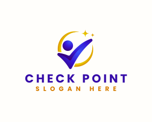 Check - Leadership Human Check logo design