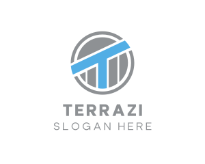 Industrial Company Letter T logo design