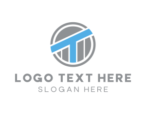 Builders - Industrial Company Letter T logo design