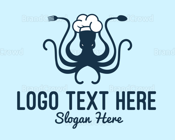 Seafood Octopus Restaurant Logo