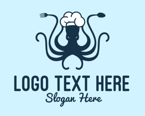 Sea Monster - Seafood Octopus Restaurant logo design