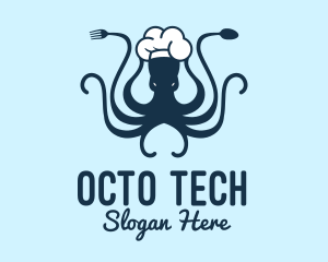 Seafood Octopus Restaurant  logo design