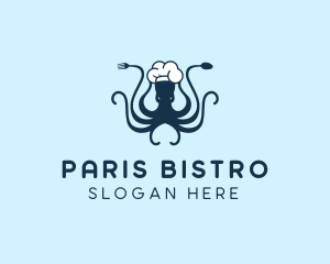 Seafood Octopus Restaurant  logo design