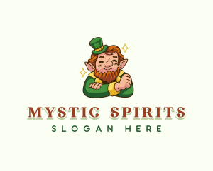 Magical Leprechaun Elf logo design