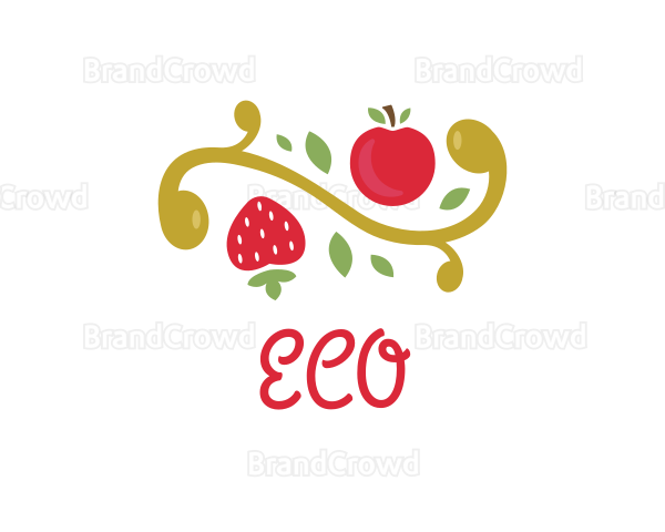 Cherry Strawberry Tree Logo