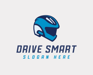 Driving Racing Helmet logo design