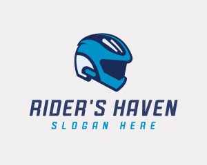 Biker - Driving Racing Helmet logo design