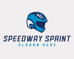 Racer - Driving Racing Helmet logo design