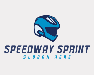 Racing - Driving Racing Helmet logo design