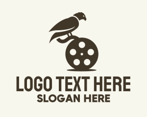 Shutter - Crow Film Reel logo design