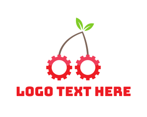 Fix - Fruit Cherry Gear logo design