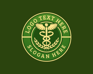 Doctor - Medical Caduceus Clinic logo design