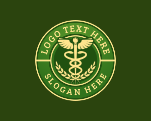 Therapy - Medical Caduceus Clinic logo design