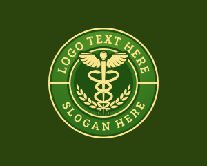 Medical Caduceus Clinic Logo