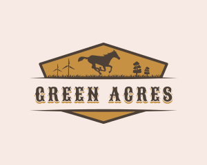 Ranch - Horse Ranch Barn logo design