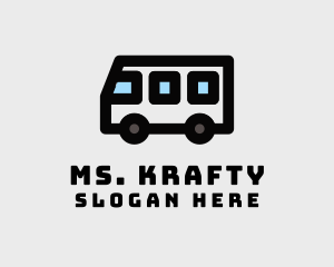 Transport Service - Transporter Van Travel logo design