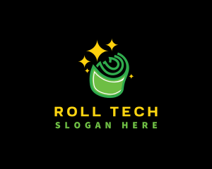 Roll - Money Roll Cash logo design