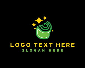 Cash - Money Roll Cash logo design