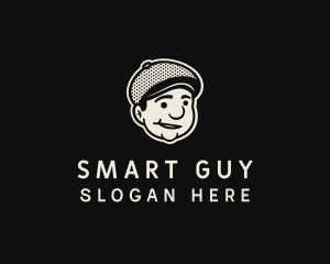 Guy Flat Cap logo design