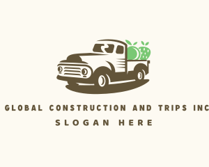 Transport - Fruit Farm Truck logo design