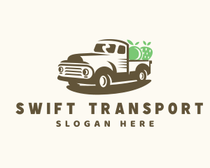 Fruit Farm Truck logo design