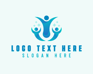 Management - People Leadership Success logo design