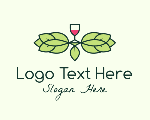 Red Wine - Red Wine Wreath logo design