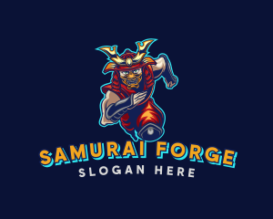 Samurai Ninja Gaming logo design