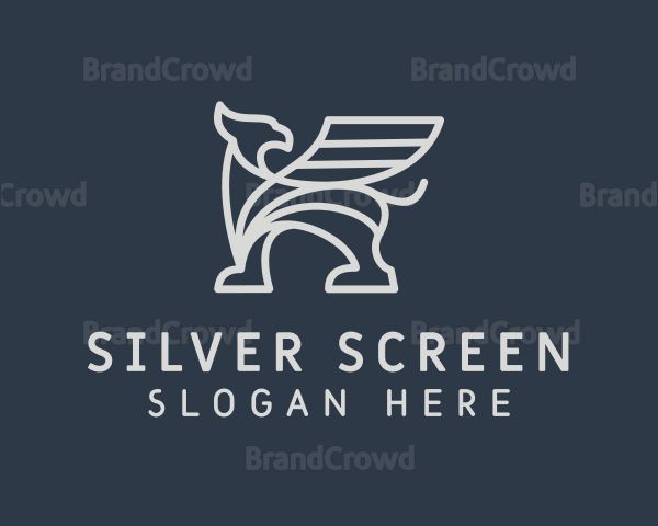 Silver Griffin Luxury Logo