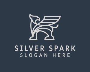 Silver Griffin Luxury logo design