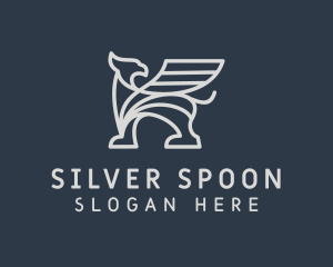 Silver Griffin Luxury logo design