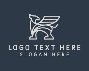 Expensive - Silver Griffin Luxury logo design
