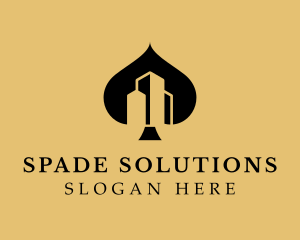 Spade Building Trio logo design