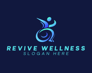 Rehabilitation - Wheelchair Disabled Rehabilitation logo design