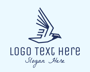 Eagle - Minimalist Wild Hawk logo design