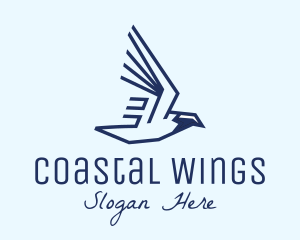 Seagull - Minimalist Wild Hawk logo design