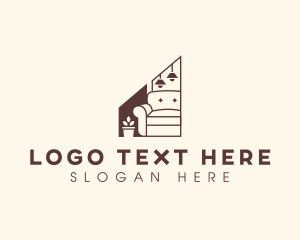 Sofa - Decor Interior Design Furniture logo design